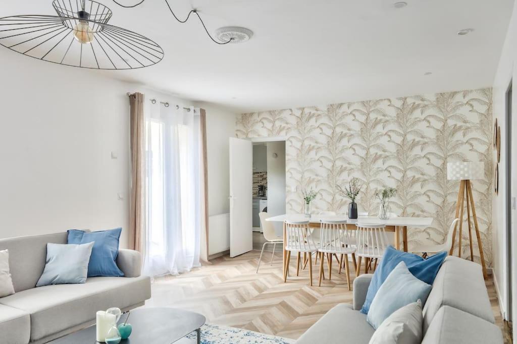 Parking Prive Gratuit - 15Mn Paris - Gare A Pied En 5Mn - Tout Equipee - Terrasse - Jardin - Stade De France - Casino D'Enghien - Hippodrome, Universite Épinay-sur-Seine Dış mekan fotoğraf